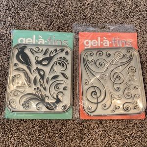 New Gel-a-tins Unmounted Clear Stamps Sets